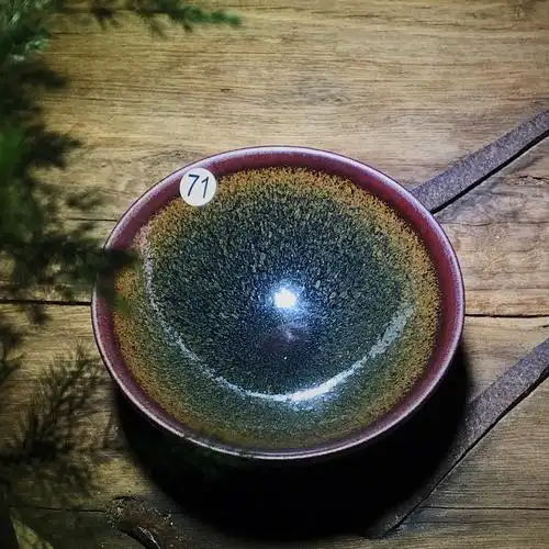 建窑建盏通天龙窑五彩鹧鸪斑