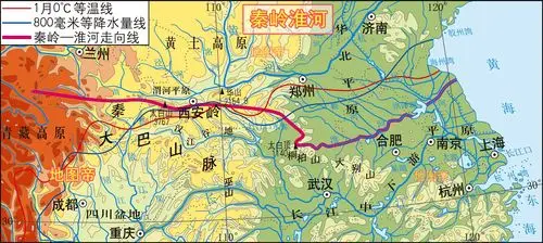 如果秦岭淮河调换位置,历史会发生什么?_关中平原