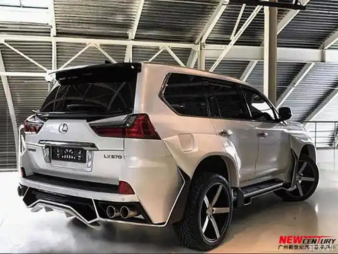 新款雷克萨斯lx570改装俄罗斯verge宽体大包围