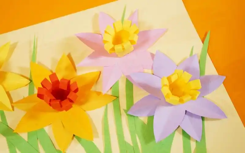 创意手工 | 春日立体花朵拼贴画