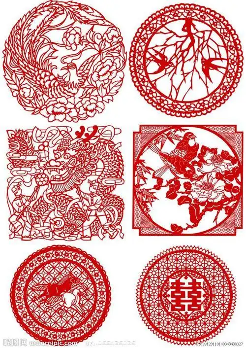 剪纸艺术的图案设计特点寓意 手工剪纸图片大全简单-普车都