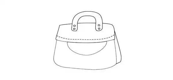 包包简笔画的画法步骤教程及图片大全