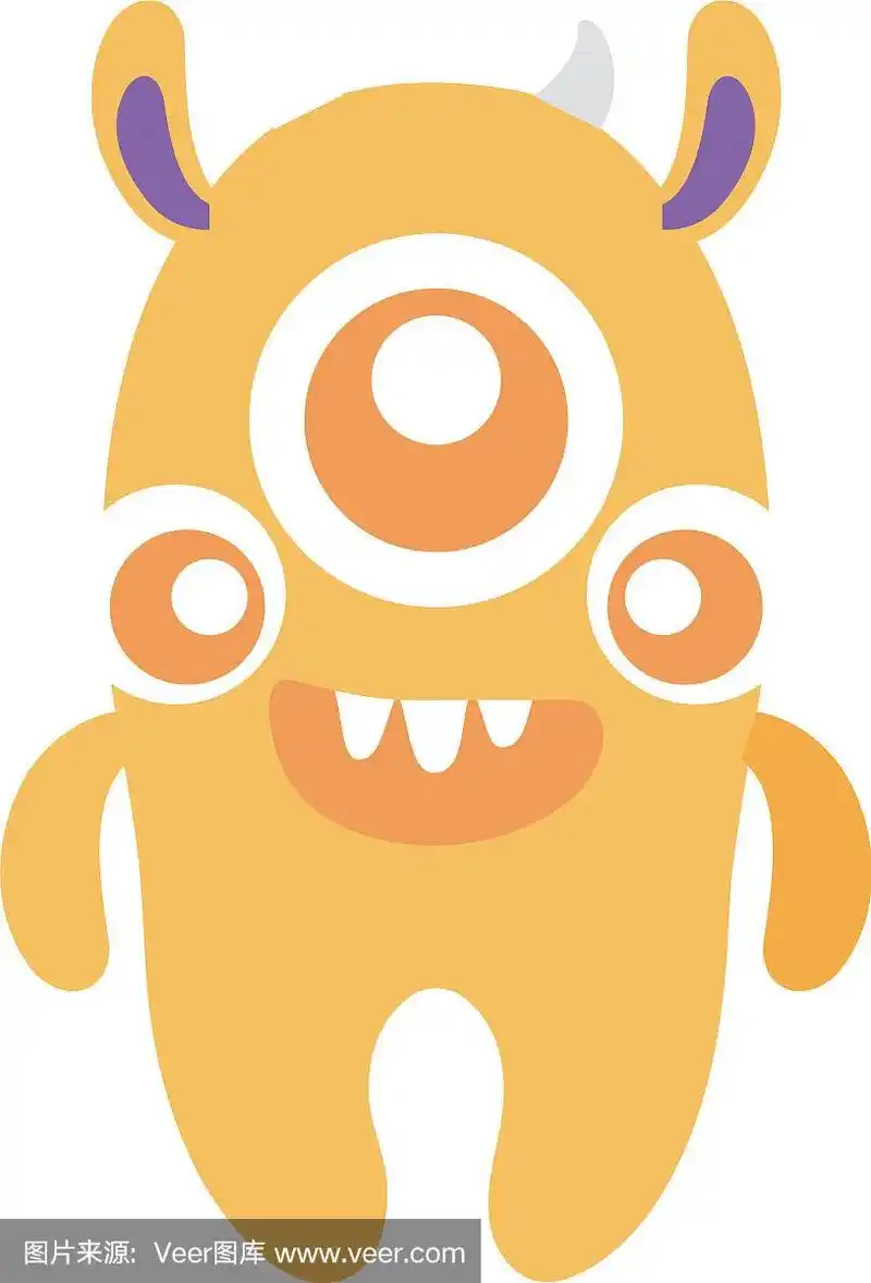 疯狂的三眼怪物漫画人物