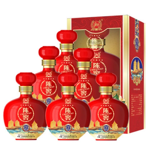 139元包邮泸州老窖52度陈窖500ml6瓶