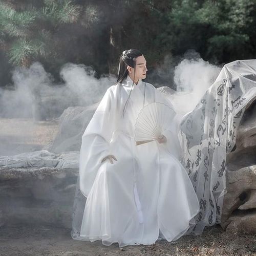 汉服男仙气古装男装 古风 公子古风大袖衫男士侠客书生学生春夏款