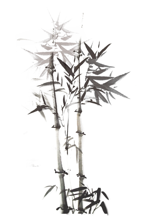 水墨竹子