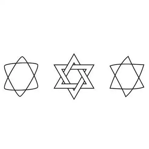 六芒星怎么画简笔画