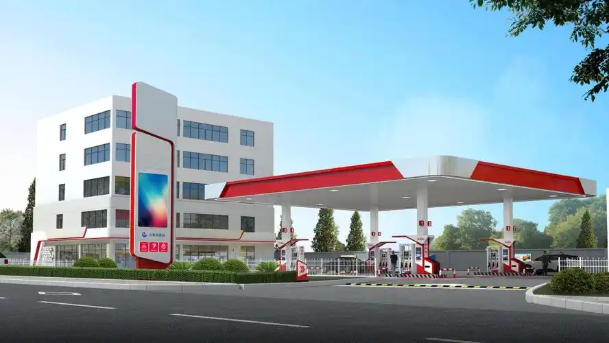 (宝源加油站效果图)打印本页