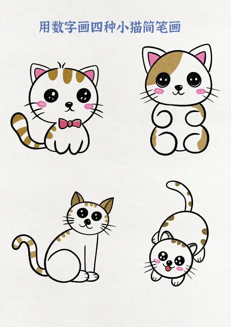 小猫简笔画