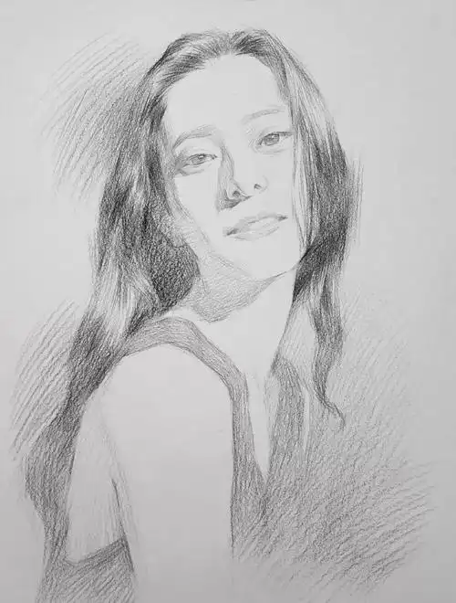 教程| 最全解析素描头像女青年画法