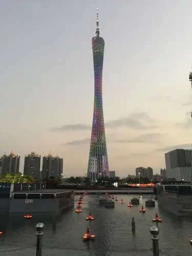 美丽的广州塔,花城广场,海心沙