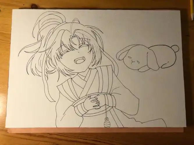 魔道祖师魏无羡水彩