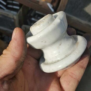 瓷壶 电力磁瓶 电线架低压磁壶电力配件 通电设备 电线杆绝缘瓷瓶 高