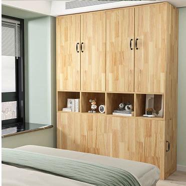 定制床头床尾衣柜实木四门侧面转角柜缝隙儿童收纳柜夹缝窄柜出租