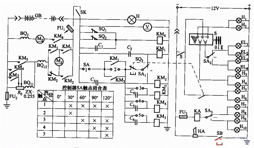 cpd型it蓄电池铲车控制电路
