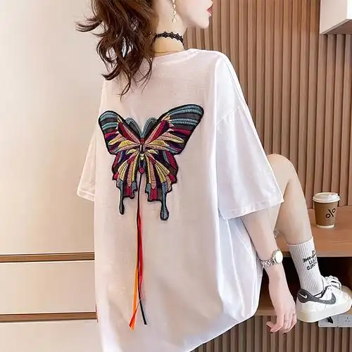 法国剪标品牌欧货出口尾单原单专柜欧洲站短袖t恤上衣女-阿里巴巴