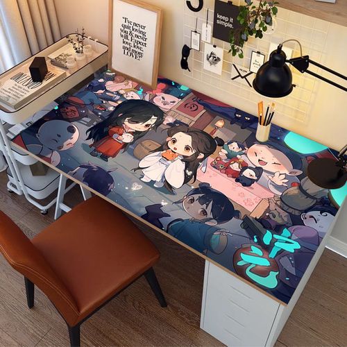 原耽桌垫动漫周边天官赐福桌布ins风书桌学生宿舍卧室卡通写字台