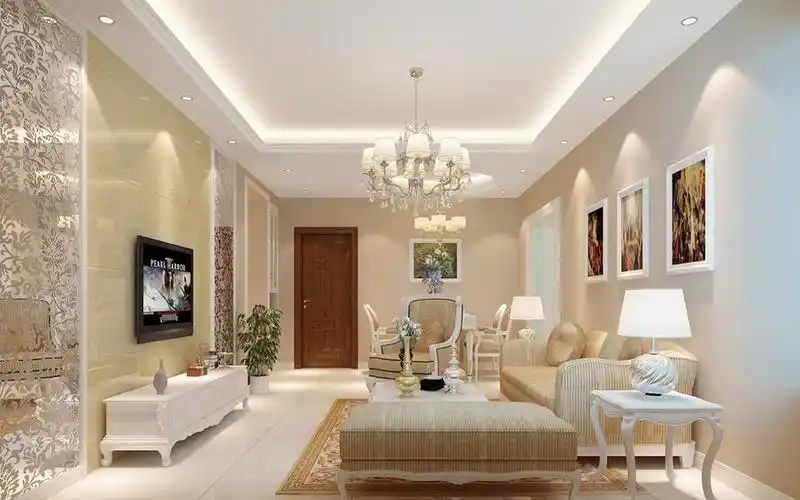 长泰国际100平现代简欧风格效果图