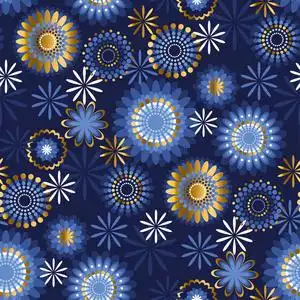 奥无缝模式无缝弹簧图案. 水彩画.