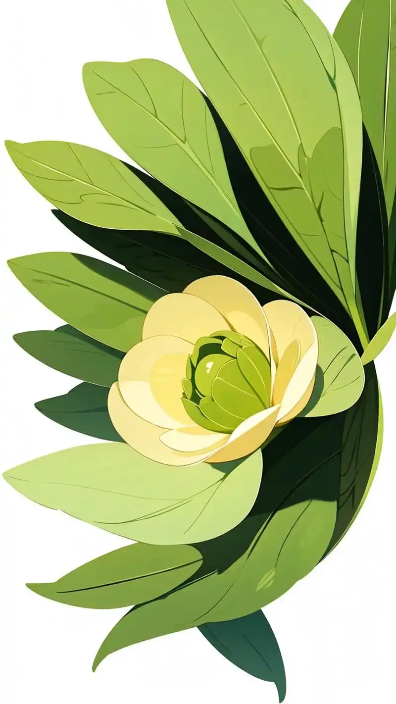 来看看这组简约小清新风格的绿叶壁纸吧!