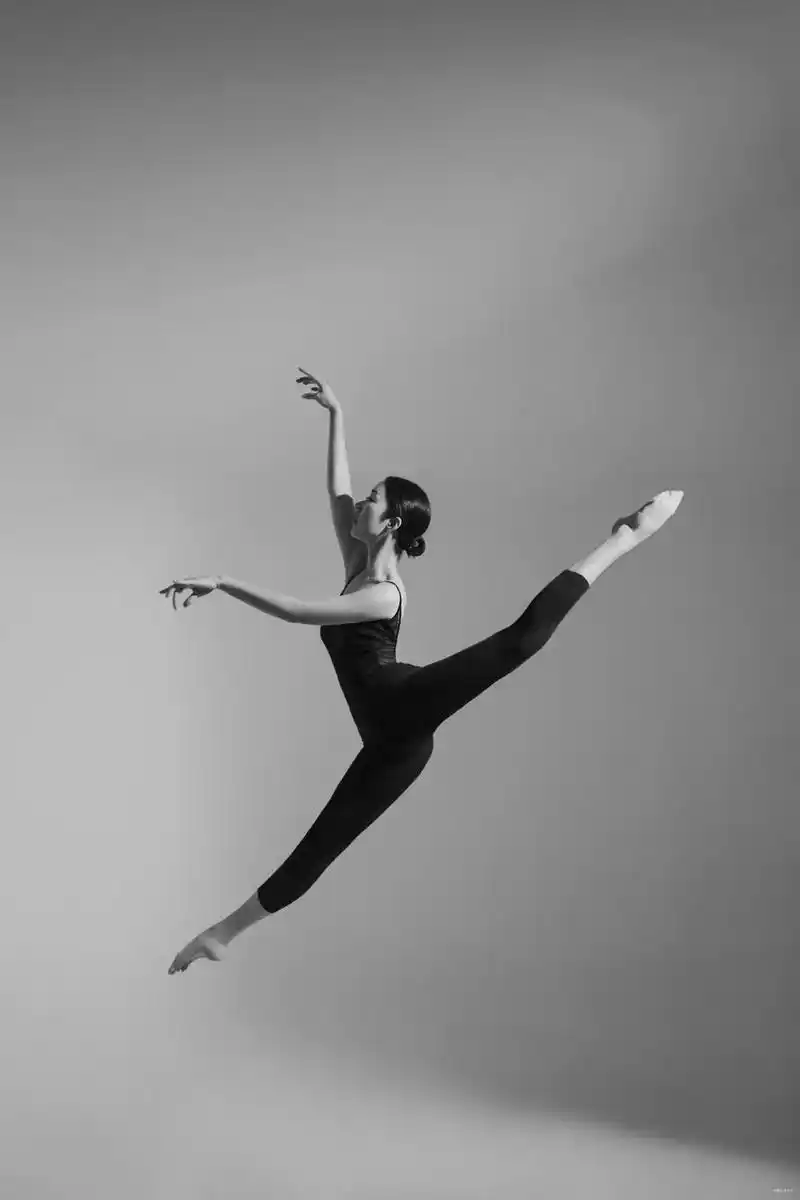 因为"美丽"指孤独的舞者轻盈,优雅的舞姿;"忧伤"指孤独的舞者旋舞过程