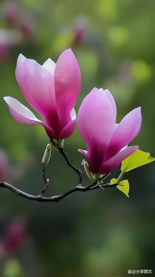 玉兰花,宛如春日里的一位白衣仙子,以其洁白无瑕的花瓣,散发着淡淡的