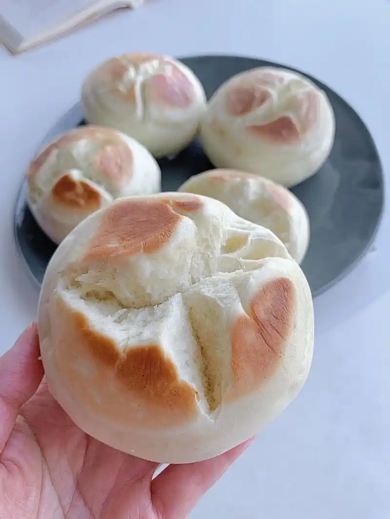 [流泪]听说家人们都在找这个蛋奶开花大馒头… 正好家里那几个吃包子