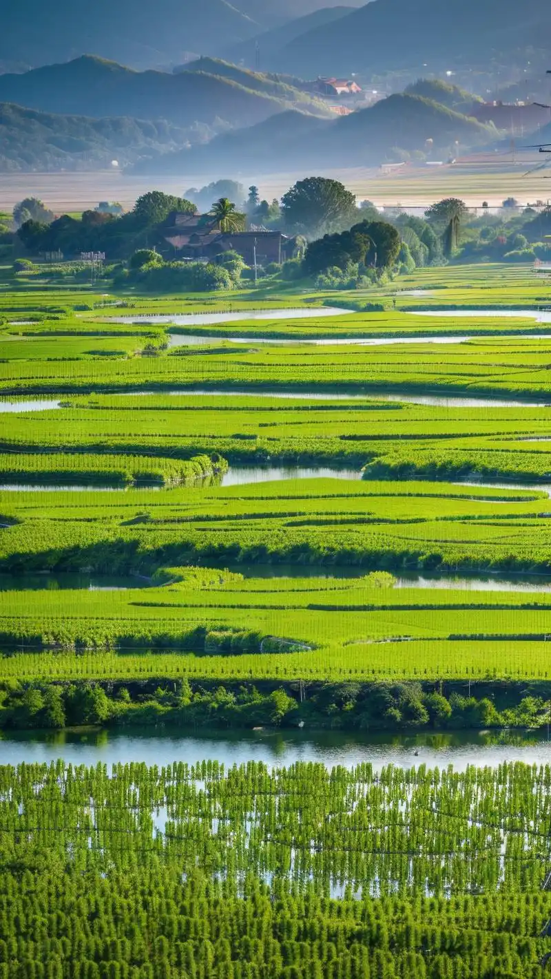 这里有一批绿色主题的竖屏壁纸,每一张都是高清的哦!