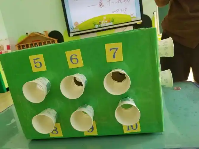 县第二幼儿园大班组自制玩教具主题益智区小中大班自制玩教具小制作