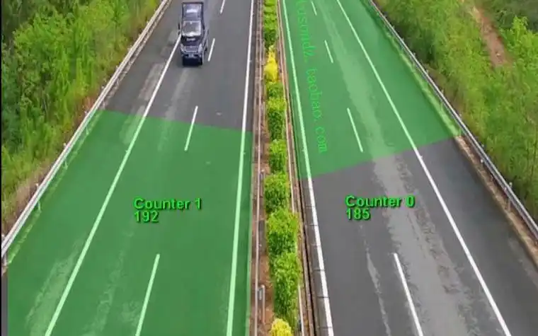 道路车辆统计高速公路加油站服务区停车场车辆计数系统道路交通流量