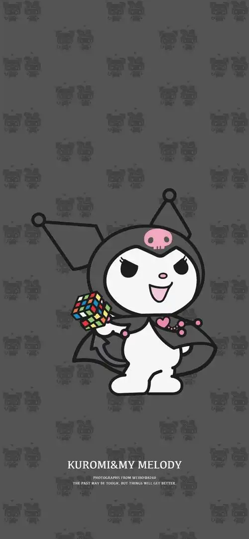 手机壁纸丨三丽鸥kuromi库洛米高清无水印卡通动漫可爱