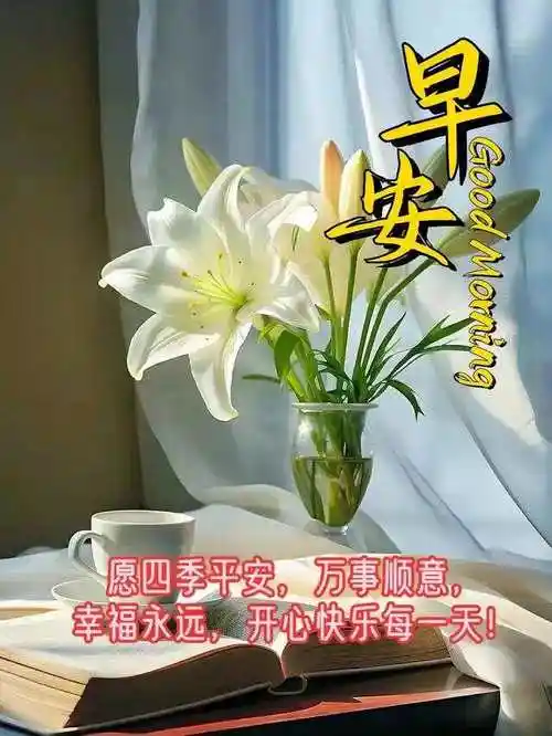 4月21日最新早上好祝福问候图片,今日早安祝福图片
