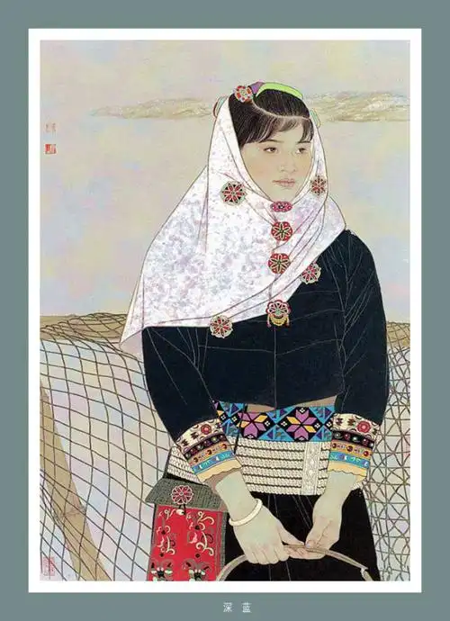 【绝美艺术】孙震生工笔人物画(2)