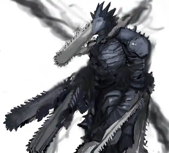 チェンソーマンruyu的电锯人插画图片