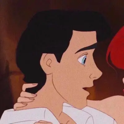 情侣头像迪士尼 小人鱼&王子