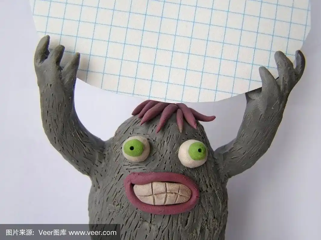 有趣的橡皮泥怪物