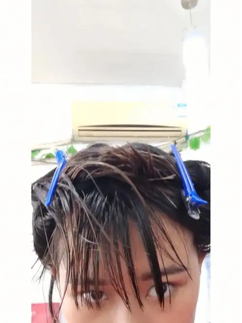 老式理发店烫发记录