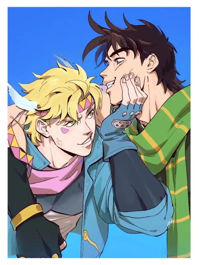 jojo‖波纹组二乔和西撒主场90 画师:hakmonss 图片无水印版本可见