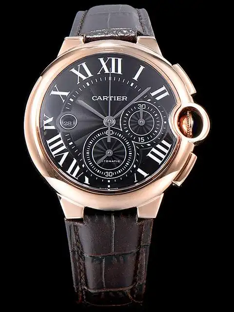 卡地亚cartier蓝气球系列 w6920009(黑面)机械男表