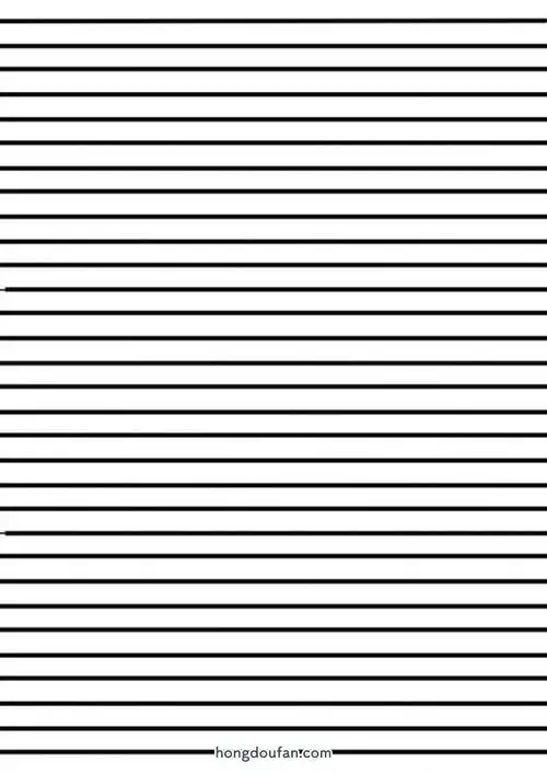 简简单的a4横线作文空白纸张背景-红豆饭小学生简笔画大全