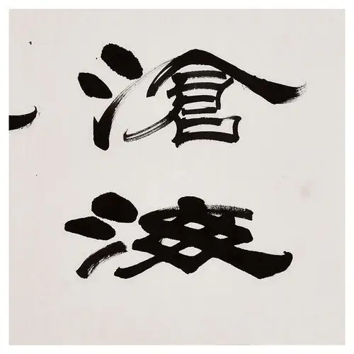 戴书贵《人间正道 沧海桑田》书法家