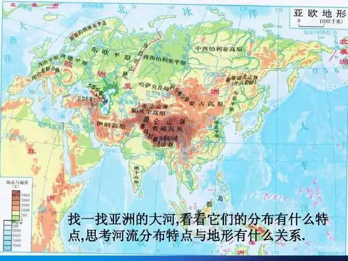 地理课件七年级初一亚洲自然环境