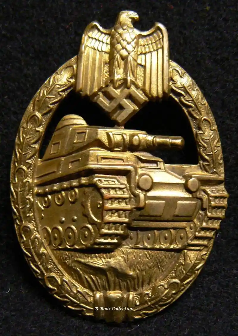 二战德国勋章鉴赏——大名鼎鼎的坦克突击章