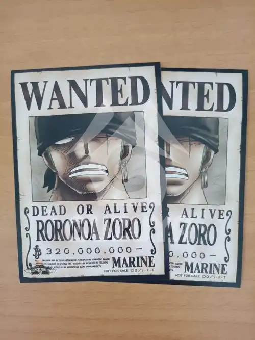 海贼王索隆通缉令相卡