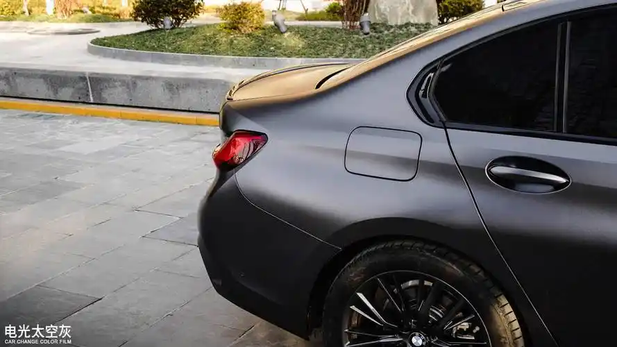 宝马3系车身改色电光太空灰南森改色膜南京漆车人
