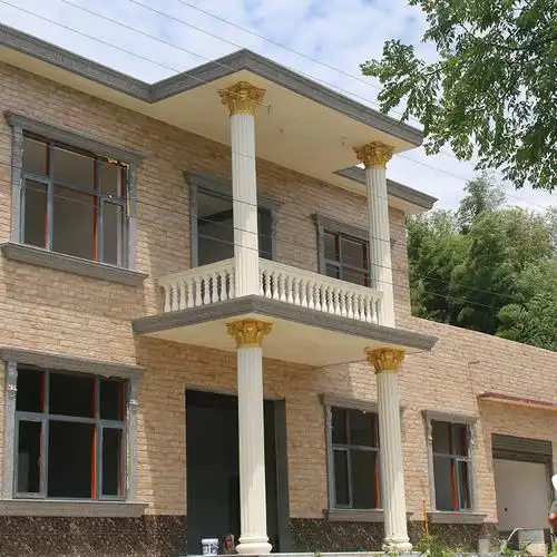 欧式别墅水泥光面罗马柱模具建筑外墙装饰造型圆形现浇加厚型调节