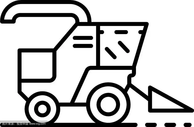 结合收割机图标轮廓风格