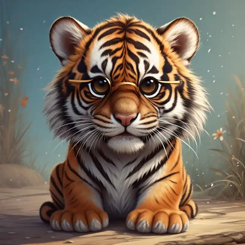 91超萌小老虎头像来啦～ 嗷呜～ 看这些小老虎头像,简直萌到爆炸!