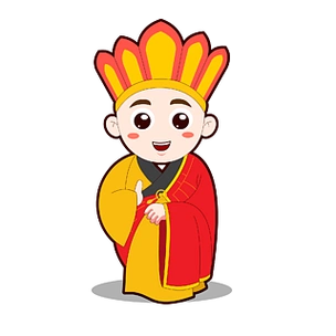 手绘可爱西游记之唐僧