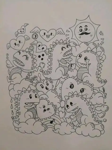 简笔画难度高一点